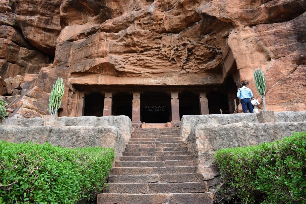 Badami Cave 1 : Dedicated to Shiv