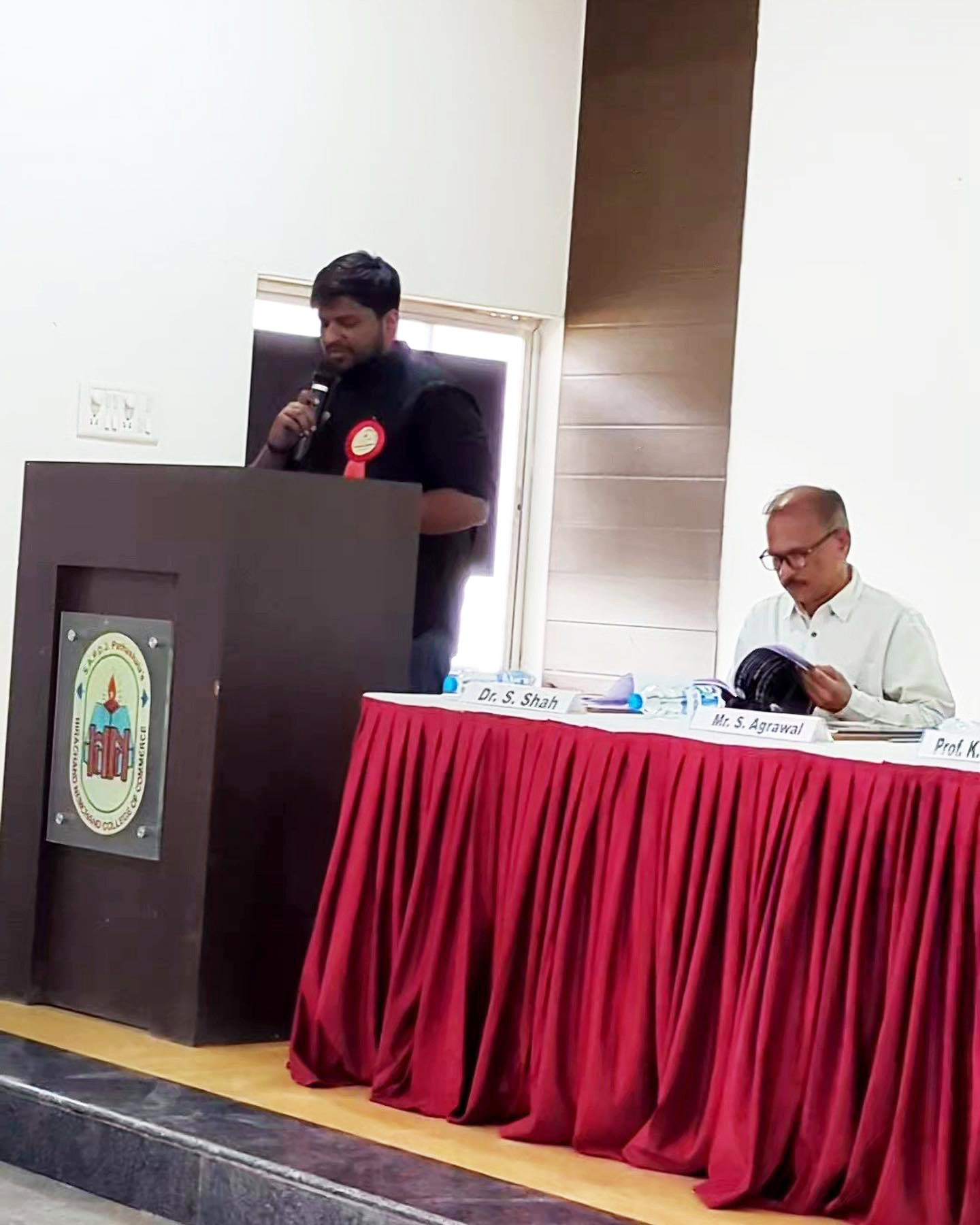 Chief Guest in Hirachand Nemchand College